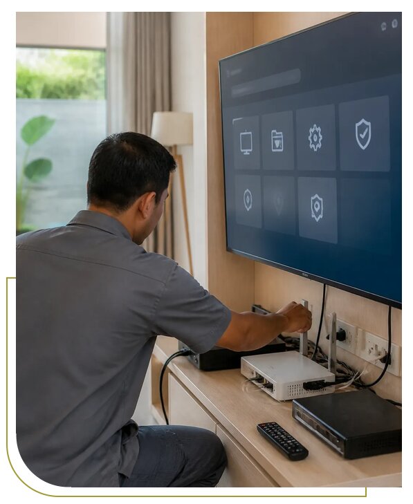 Подключение телевидения на Пхукете для клиентов из Москвы